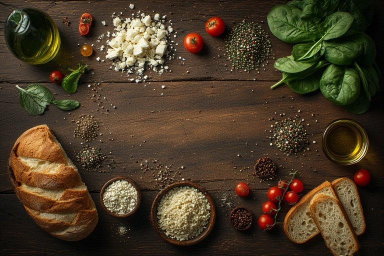 Fresh ingredients for Mediterranean spinach grilled cheese including spinach, feta, mozzarella, bread, and sun-dried tomatoes.

3. Image Prompt – Main Product Image

Prompt:
"Hyper-realistic close-up of a Mediterranean spinach grilled cheese sandwich cut diagonally and stacked on a wooden board, with gooey melted mozzarella and feta oozing out, bright green spinach layers visible, and golden crispy sourdough bread perfectly toasted. Styled with a small bowl of tomato soup and fresh herbs in the background, cinematic lighting, ultra-sharp details, gourmet magazine quality, 8K resolution, no text."

Image Name: mediterranean-spinach-grilled-cheese.jpg

Alt Text: Golden crispy Mediterranean spinach grilled cheese sandwich with melted cheese and spinach layers, served fresh on a wooden board.

4. Image Prompt – Nutrition & Health Benefits

Prompt:
"Hyper-realistic artistic composition showcasing the health benefits of Mediterranean spinach grilled cheese: a sandwich sliced open with labeled nutritious elements (spinach leaves, feta cheese, olive oil, and whole-grain bread) placed around it on a clean white surface, fresh and vibrant, modern minimalist style, bright daylight, macro details on ingredients, 8K resolution, no text."

Image Name: mediterranean-grilled-cheese-nutrition.jpg

Alt Text: Healthy Mediterranean spinach grilled cheese with nutrient-rich ingredients like spinach, feta, and olive oil displayed around it.

Pro Tips for Pinterest Success:

Use all four images across your pin carousel for maximum engagement and saves.

Always upload them as PNG or high-quality JPEG for crisp detail.

Include your keyword “Mediterranean Spinach Grilled Cheese” in image names, alt text, and Pinterest titles for SEO boost.

Would you like me to write Pinterest titles, tags, and descriptions for these images next? (This can significantly improve reach and ranking.)